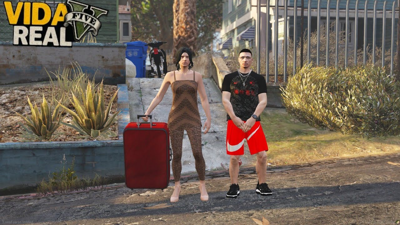 GTA V : VIDA REAL - UMA DESPEDIDA CHATA, MINHA MÃE VAI EMBORA! EP 09