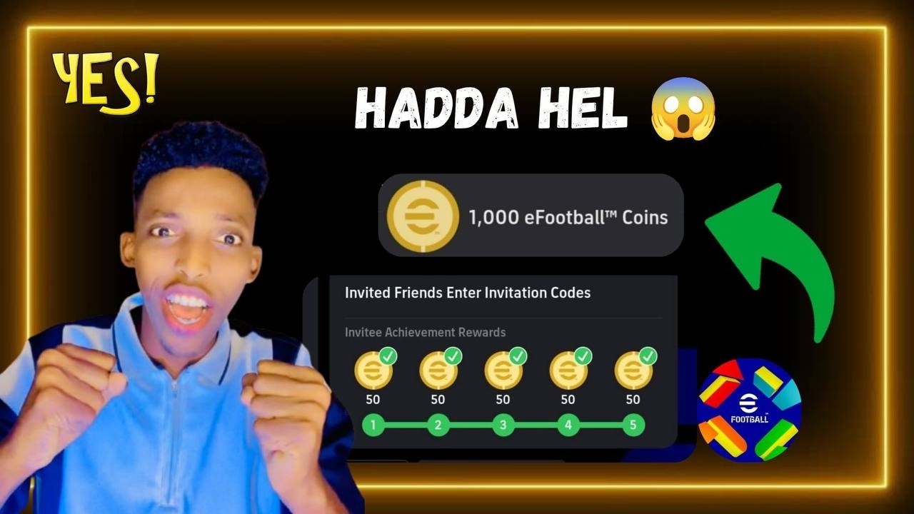 SIDAAN 😱 U QAADO | 1000 COINS | STEP BY STEP | EASY WAY | DAAWO HADDA #efootball
