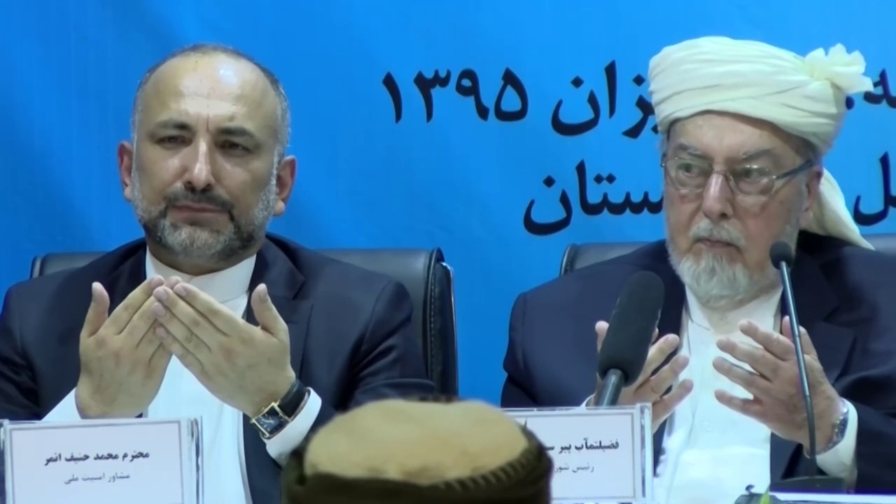 غنی: پیر گیلانی دستاورد های قابل ملاحظۀ در بخش صلح داشته‌است