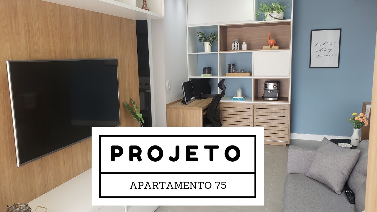 Tour pelo Apê 68m² #Apto75   Studio Dotti
