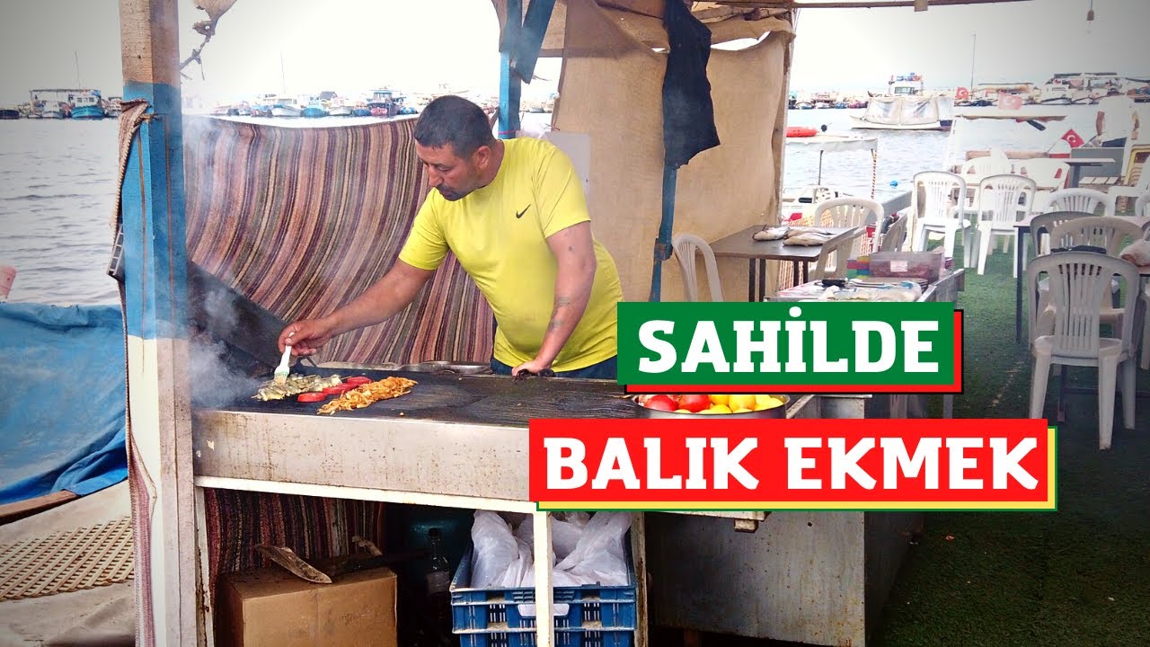 ЛЕГЕНДАРНЫЙ РЫБНЫЙ ХЛЕБ НА ПЛЯЖЕ | Тур по турецкой уличной еде в Измире