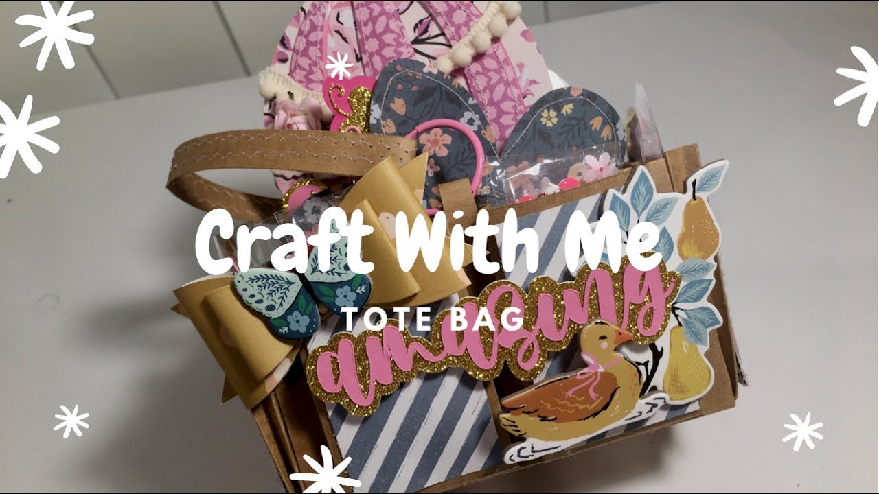 Craft with Me | Tote Bag | jaymithescrapper