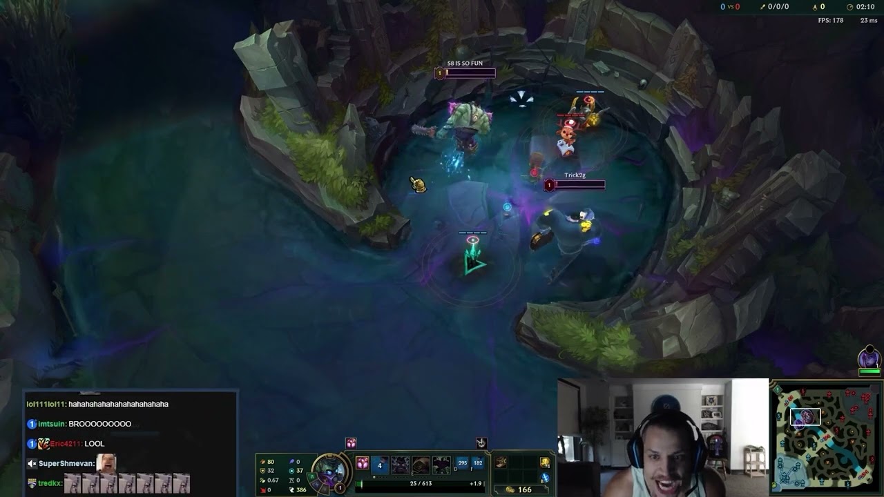 tyler1 vs trick2g mundo dodgeball