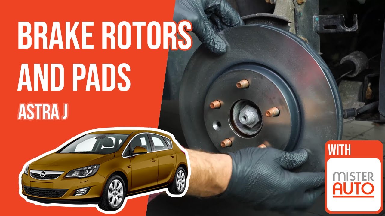 How to replace the front brake discs and pads Astra J / mk6 🚗