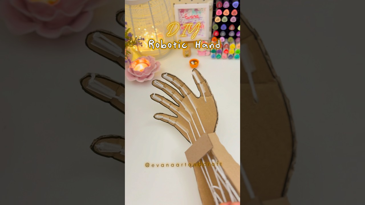 robot hand DIY&nbsp;| Robotic arm out of cardboard