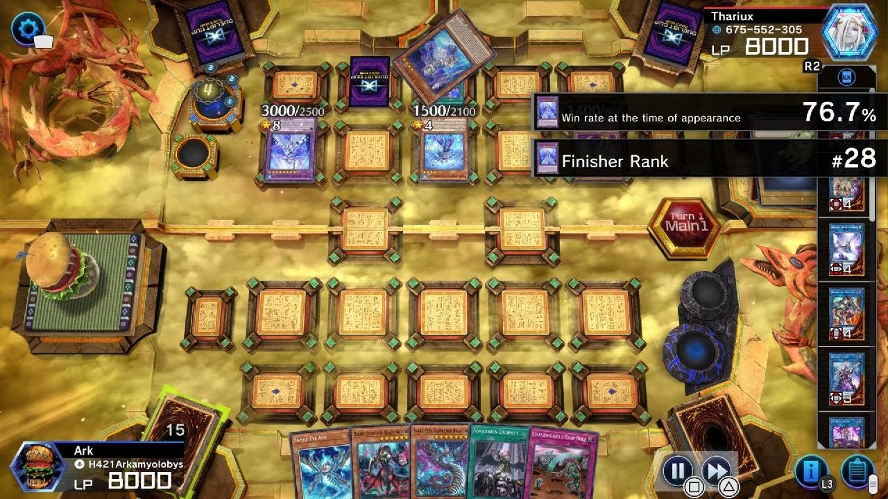 Yu-Gi-Oh! MD Tearlements vs Snake eyes