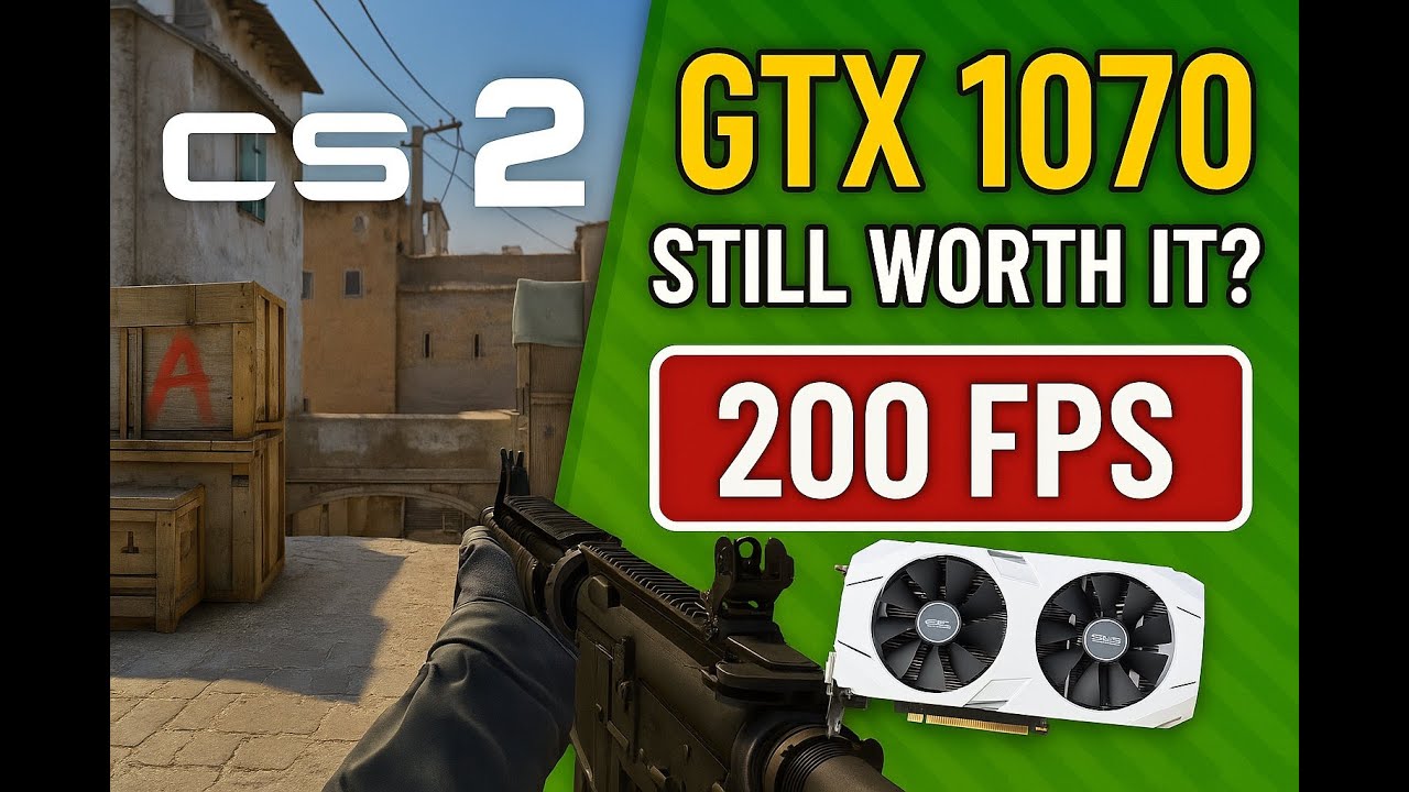 CS2 FPS Test with Ryzen 5 3500X + GTX 1070 8GB + 16GB RAM!