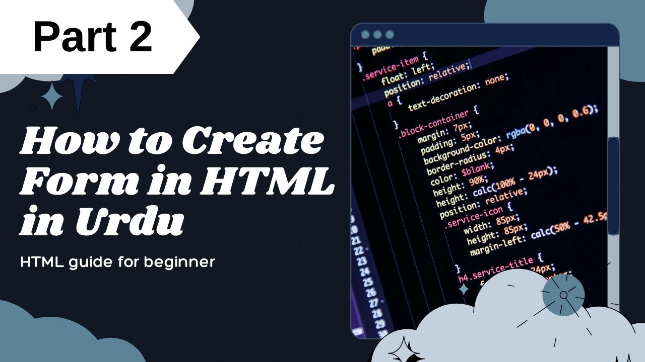 Learn about form and types of input in HTML || For Beginner || In Urdu