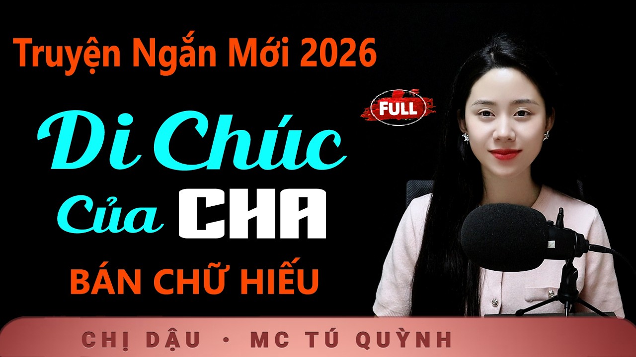 Truyện Ngắn 2026 - Di Chúc Của Cha - Tú Quỳnh với giọng đọc ấm áp kể chuyện đời nhiều nước mắt