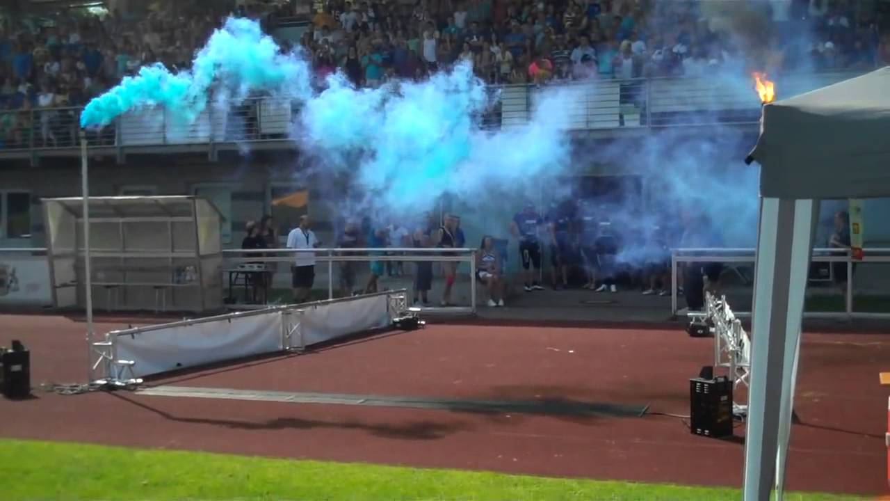 Allgau Comets Game Entrance   Final Game 2011