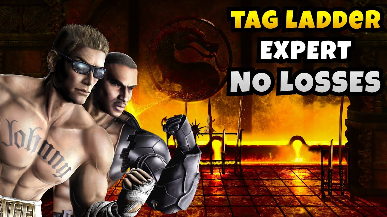 Mortal Kombat 9 - Командная игра Джонни Кейдж / Джакс - [ЭКСПЕРТ] - Ни одного проигранного матча/...