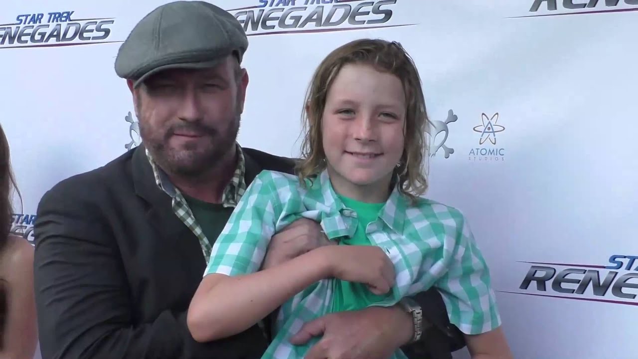 Kevin Fry arriving to the Star Trek Renegades Premiere