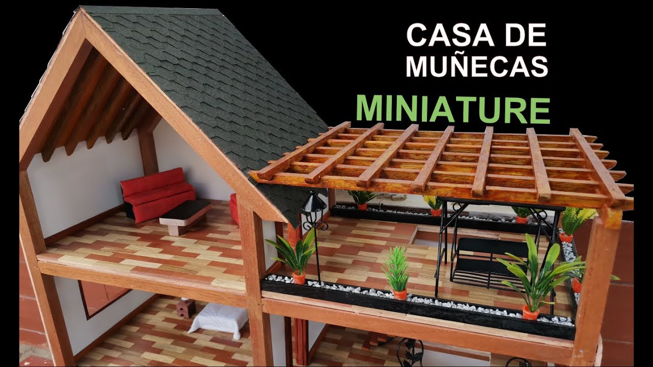 COMO HACER CASA DE MUÑECAS EN MADERA l  DOLL'S HOUSE