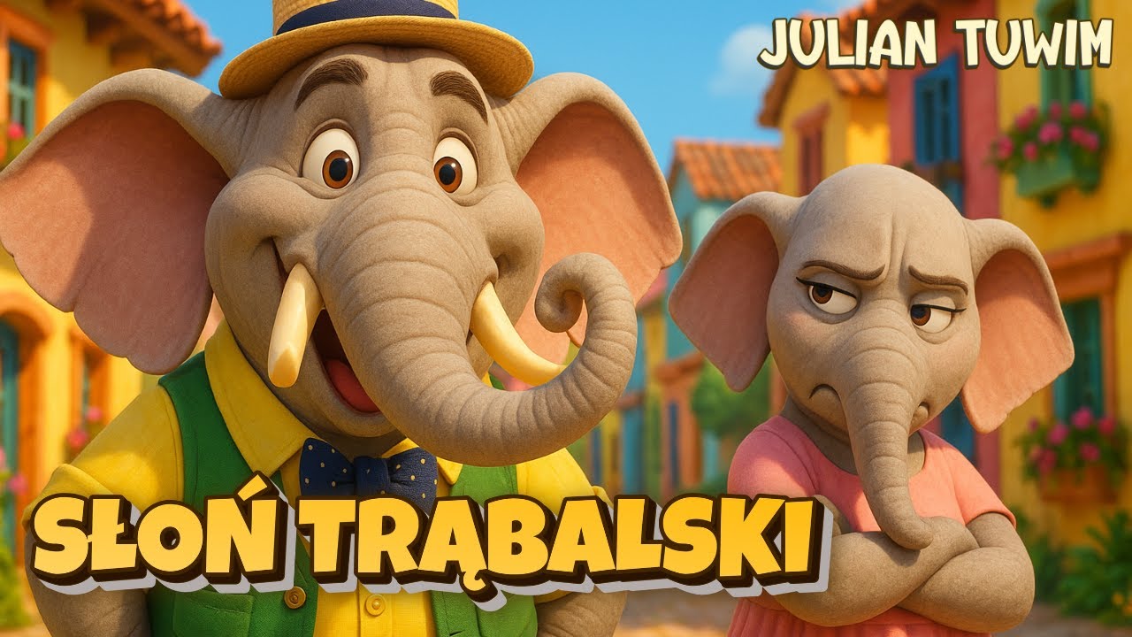Słoń Trąbalski &ndash; Piosenka Animowana | Julian Tuwim dla Dzieci