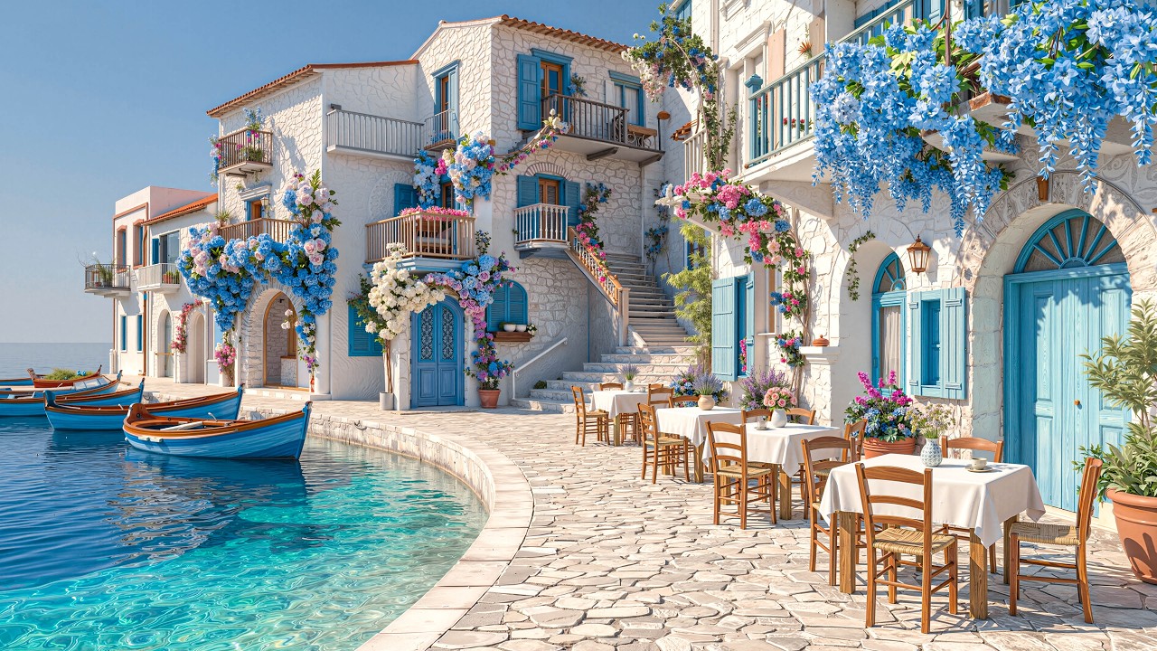 Mediterranean Bright Day Bossa Nova 🌊 Elegant Smooth Jazz