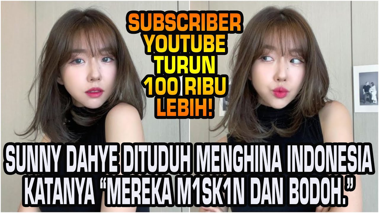 Sunny Dahye Dituding Berbohong & Menghina Orang Indonesia M1SK1N & B0D0H!