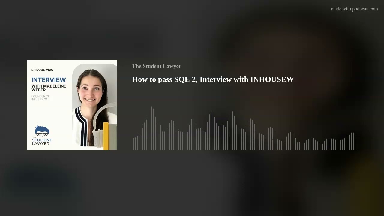 How to pass SQE 2, Interview with INHOUSEW