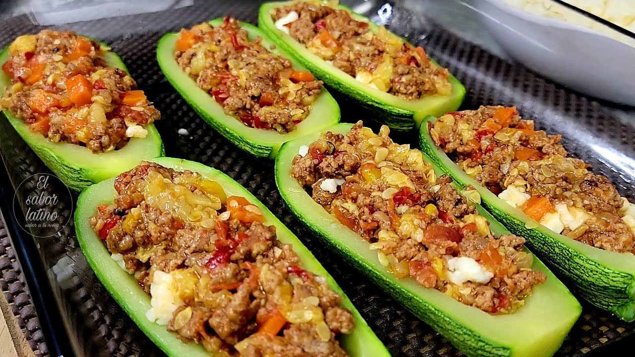 🔴 Calabacitas Rellenas 💥 Riquisimas 👌