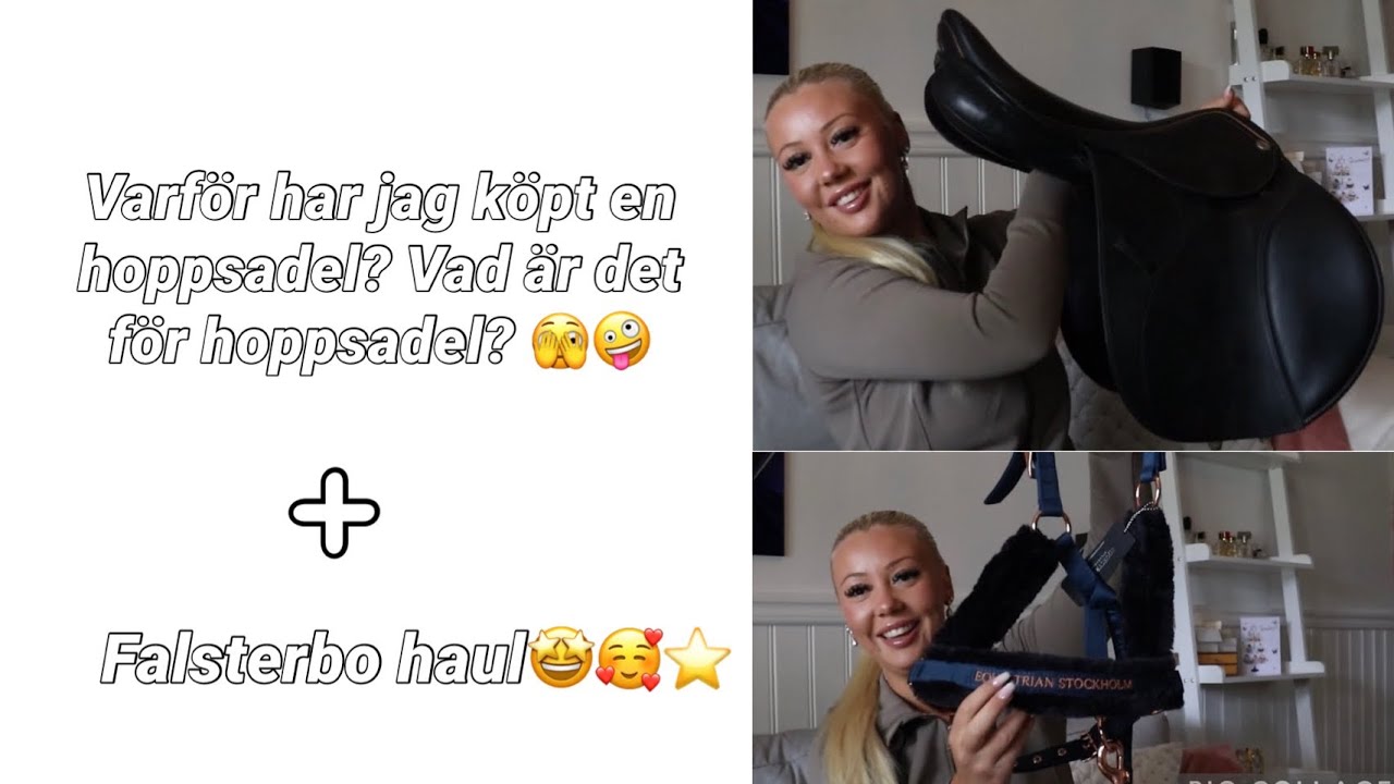 Falsterbo haul + har köpt en hoppsadel😅 || HAUL OCH FRÅGESTUND