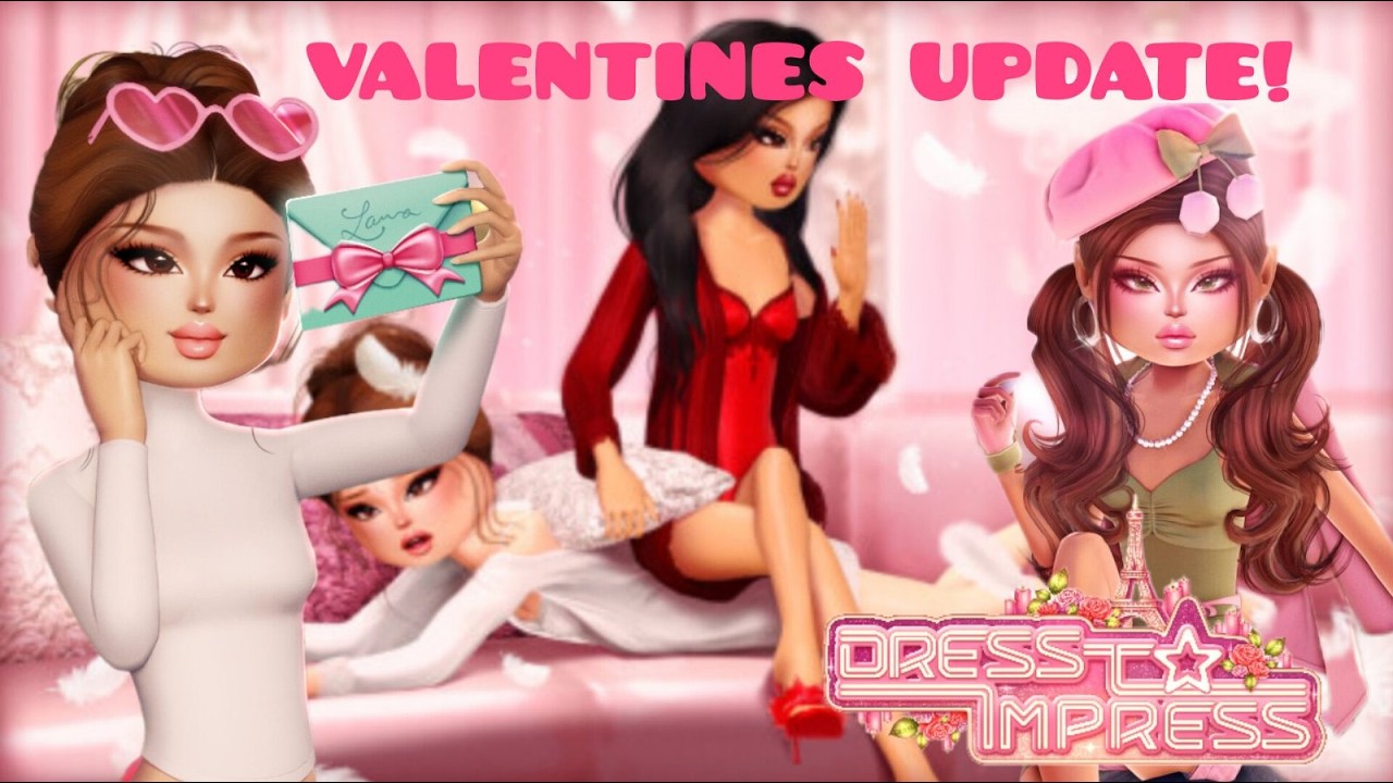 ΠΑΖΩ ΤΟ ΚΑΝΟΙΡΓΙΟ VALENTINES UPDATE ΣΤΟ DRESS TO IMPRESS!!!
