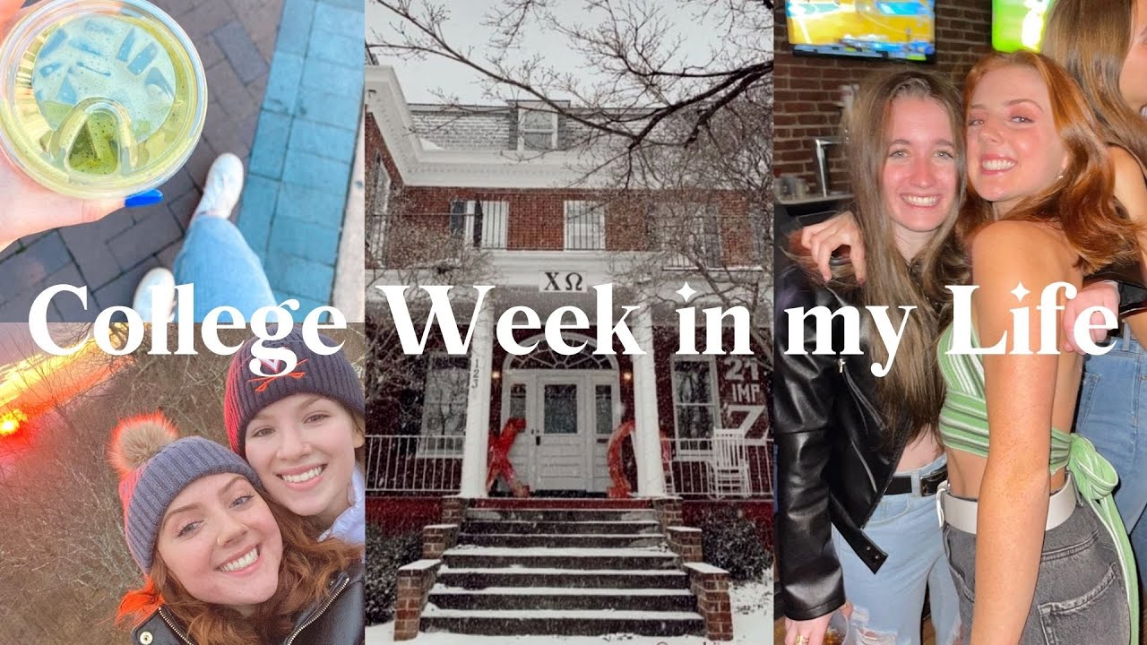 first week of college vlog at UVA | sorority rush, eating meat again, getting into a routine!