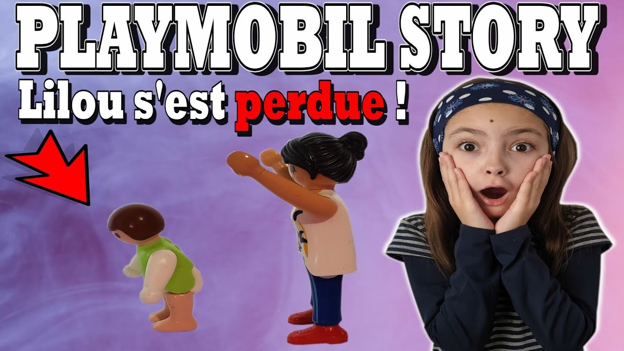 PLAYMOBIL STORY : Lilou s'est perdue, maman panique !! - Shannon Merveille