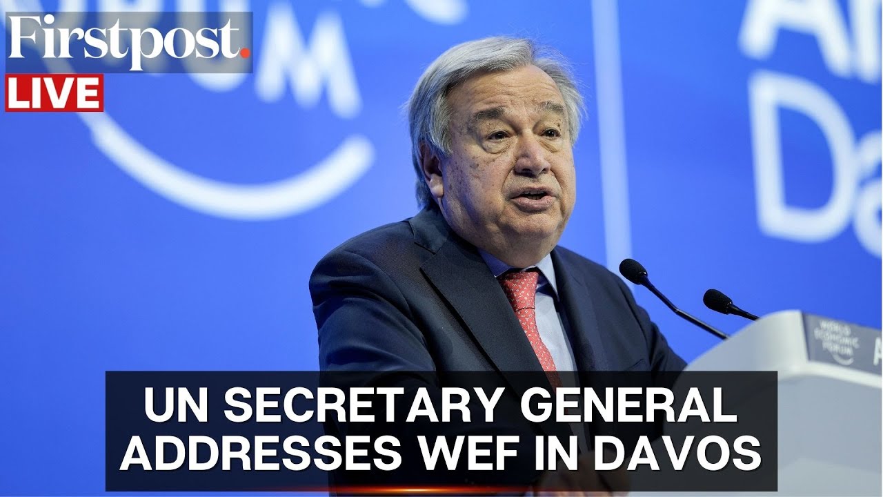 Davos 2024 LIVE: UN Secretary General Antonio Guterres Attends World Economic Forum Annual Meet