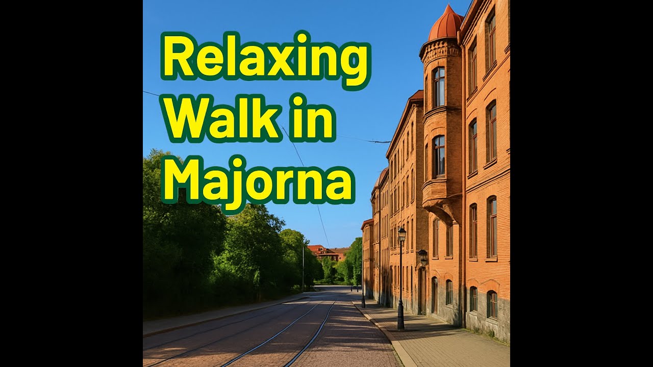 Walking in Gothenburg’s Majorna  Sweden 4K City Walk