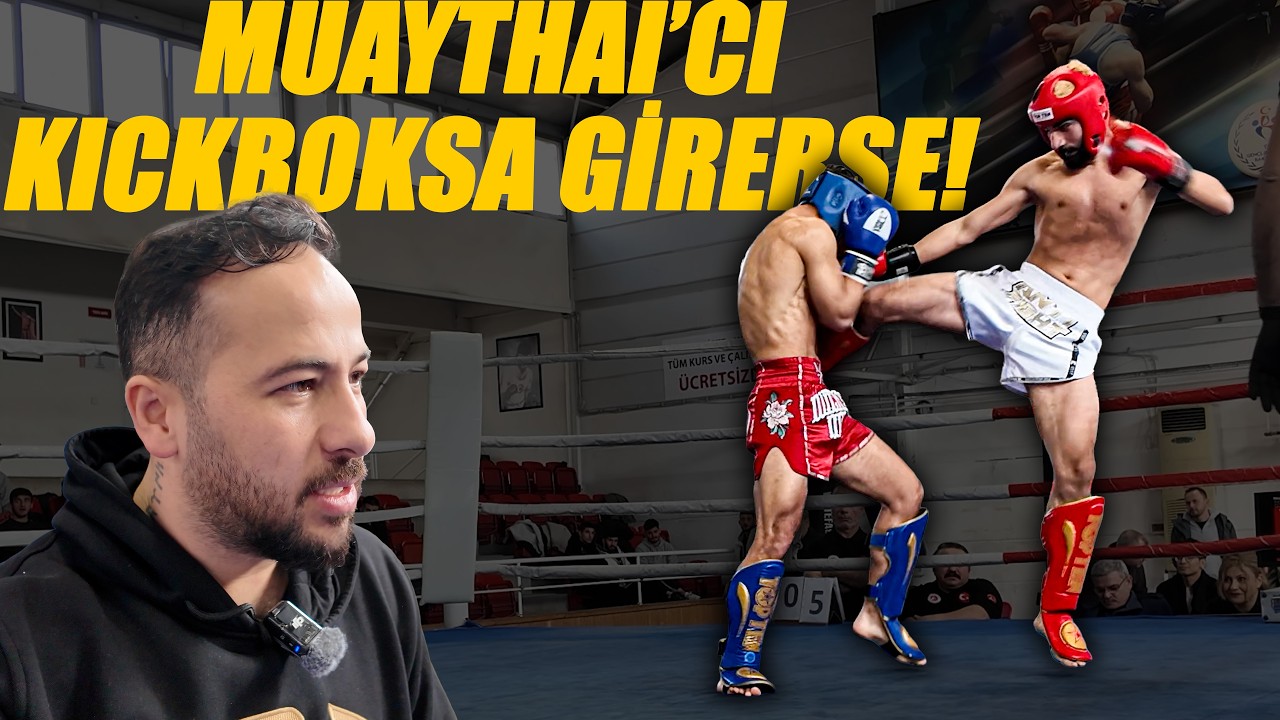 Muaythai Dövüşçüsü Kickboks Ringinde - CJ Umut Başar Karabulut