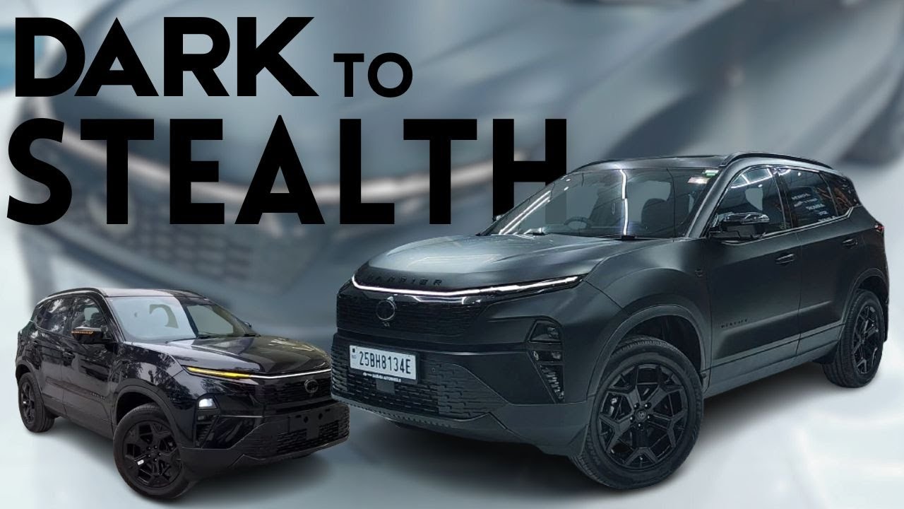HARRIER GOES STEALTH MODE! FROM DARK EDITION TO STEALTH EDITION! @KartsKustomsCarzSpaBavdhan