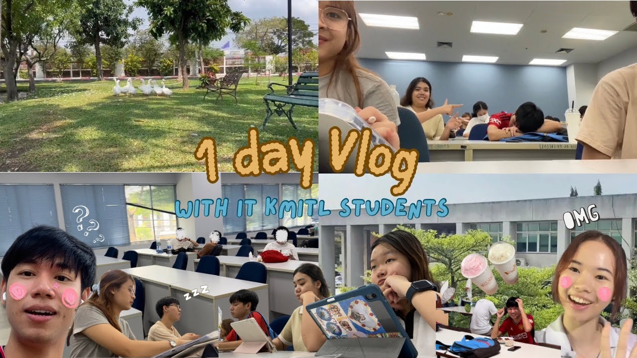 vlog 1 day with IT Kmitl😍 | เด็กไอทีลาดกระบังทำอะไรใน 1 วัน,เรียน data sci เป็นไง??🤔🎀✨