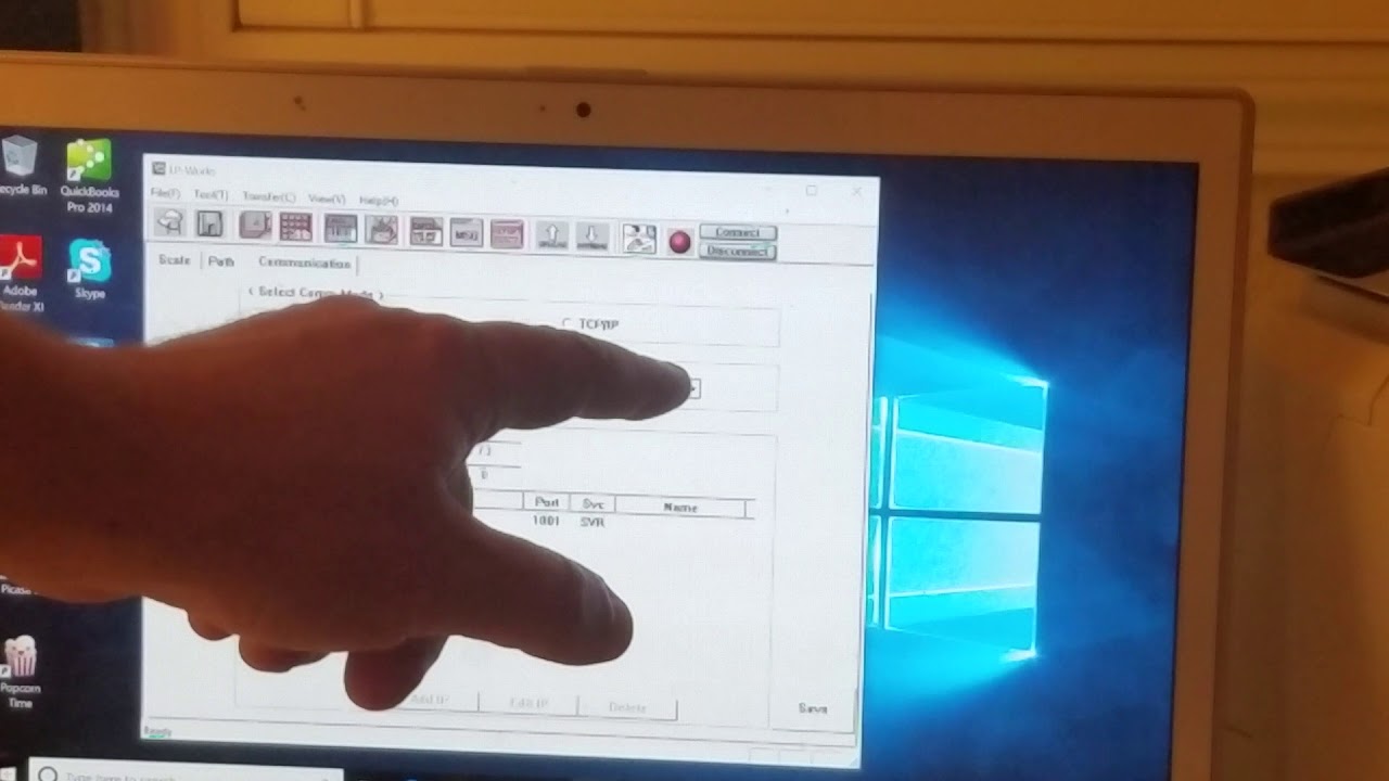 Как подключить CAS LP1000N к компьютеру с помощью USB-кабеля и программного обеспечения LP-WORKS