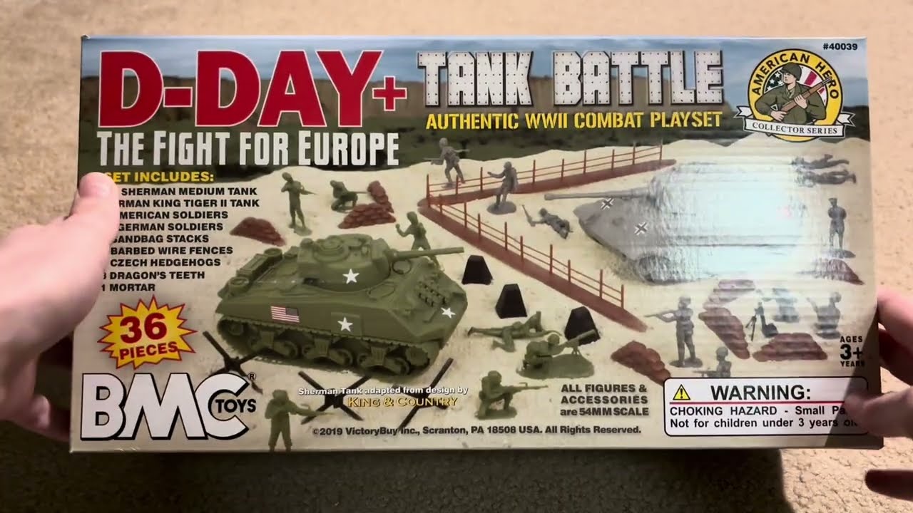BMC D-DAY+ Tank Battle Playset Review