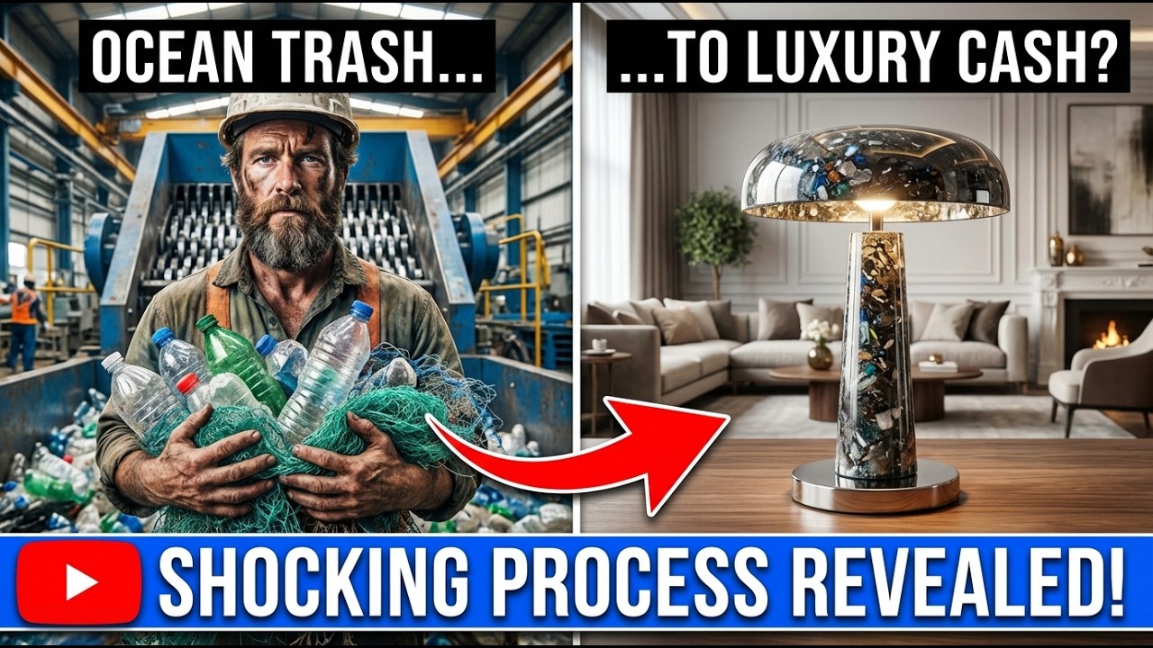 Ocean Trash &rarr; Luxury Home Products | Inside a Futuristic Recycling Factory