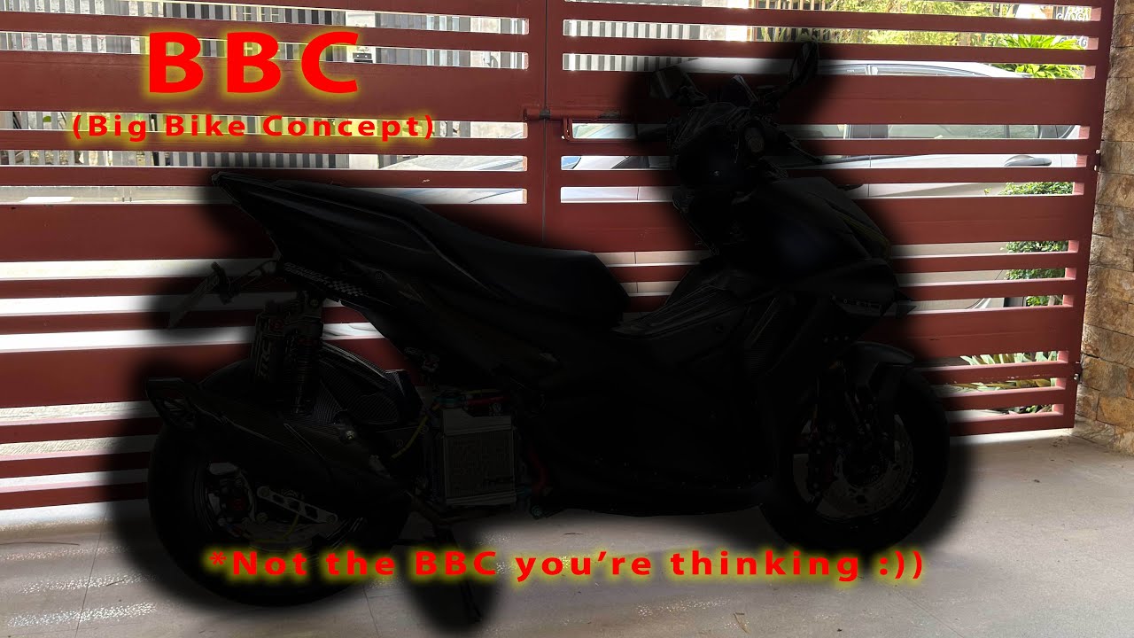 Aerox V2 semi lowered to BBC (Big Bike Concept)