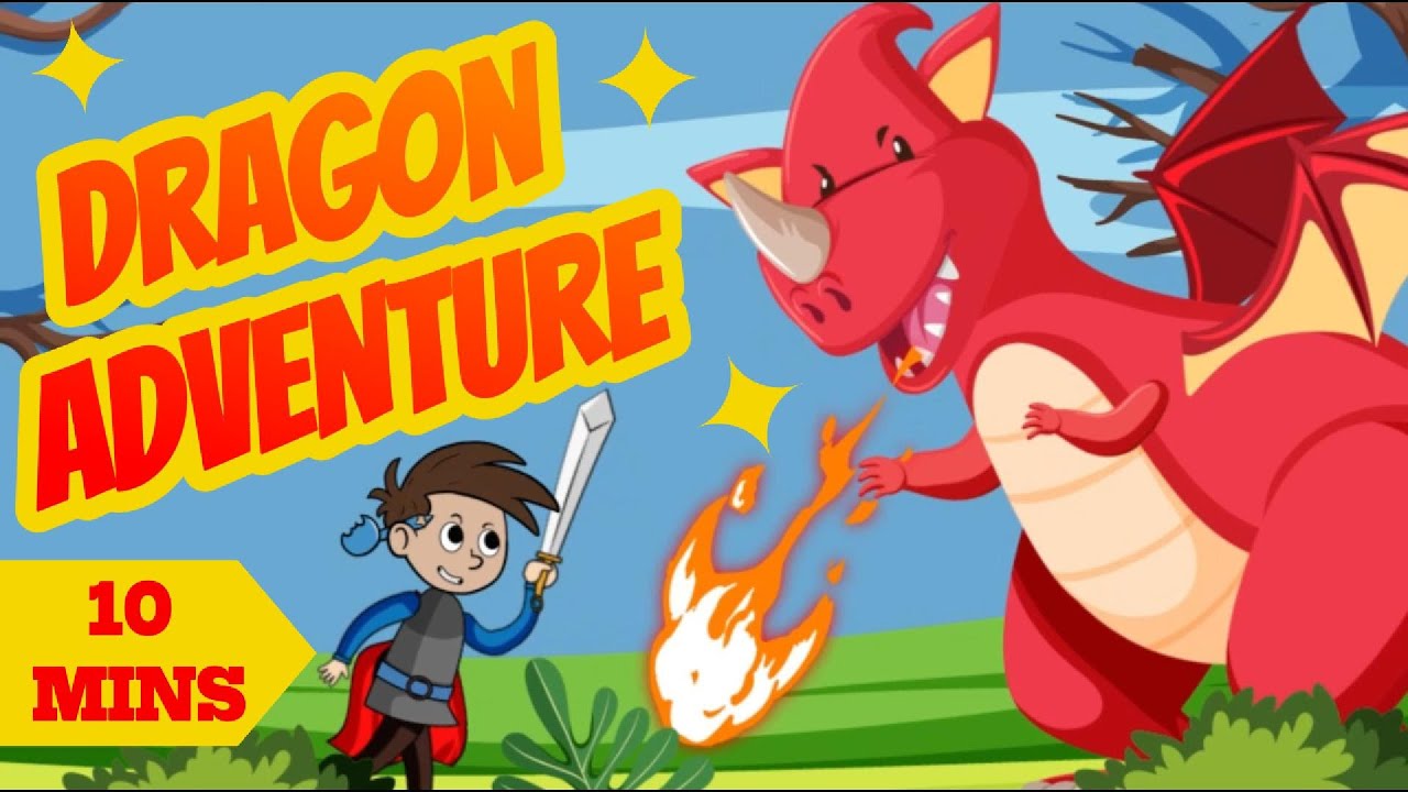 A BIG WILD Dragon Adventure & MORE fun tales|  ⁨@DessertWizardsWorld⁩| Fun, adventure, kid cartoons