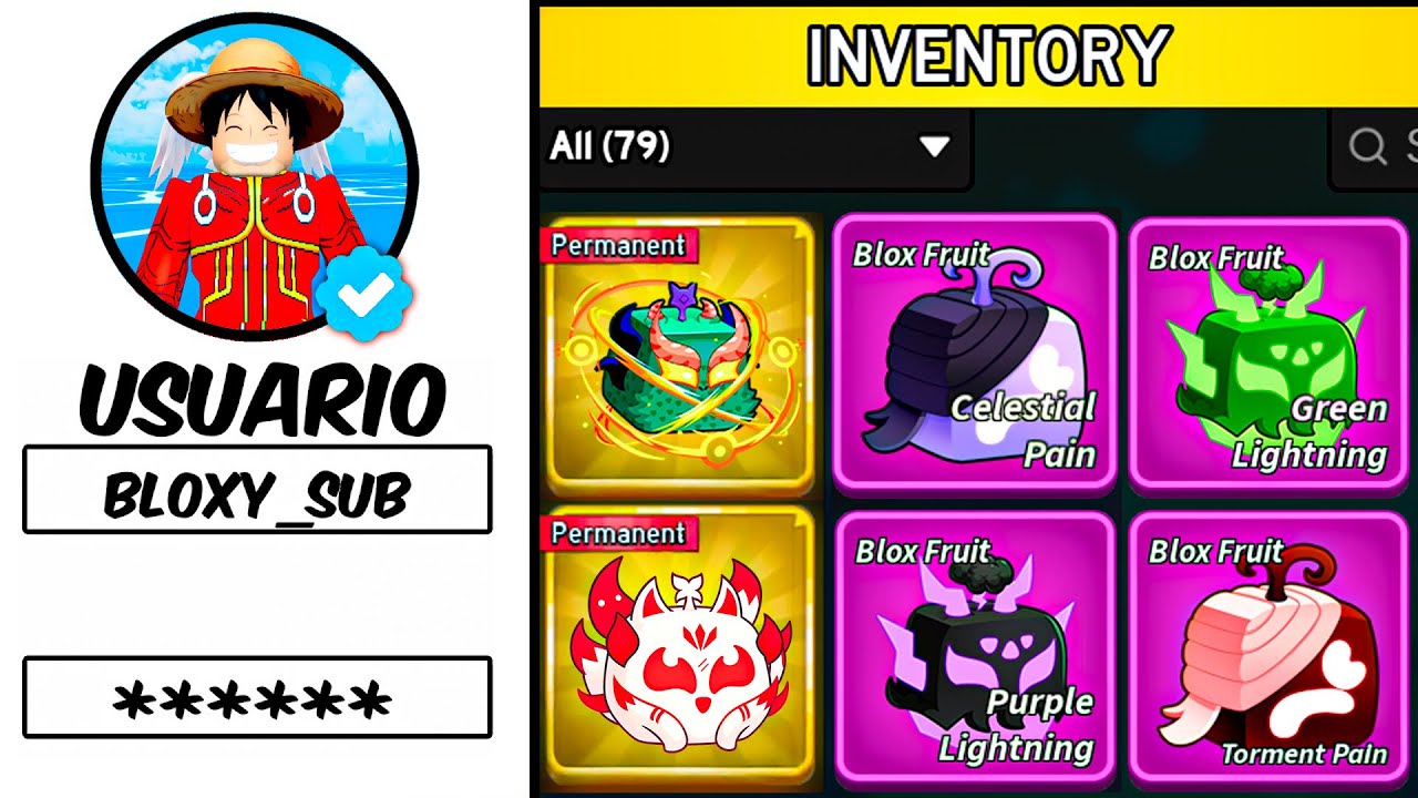 Accedí a Cuentas de mis SUSCRIPTORES en Blox Fruits por 48 Horas