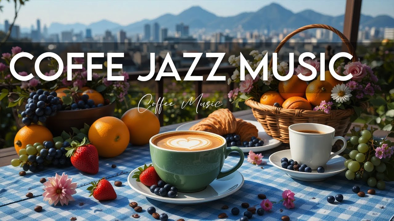 Coffee Jazz Music ☕ Bossa Nova instrumental for  Studying , Great Moods & Happy Moods