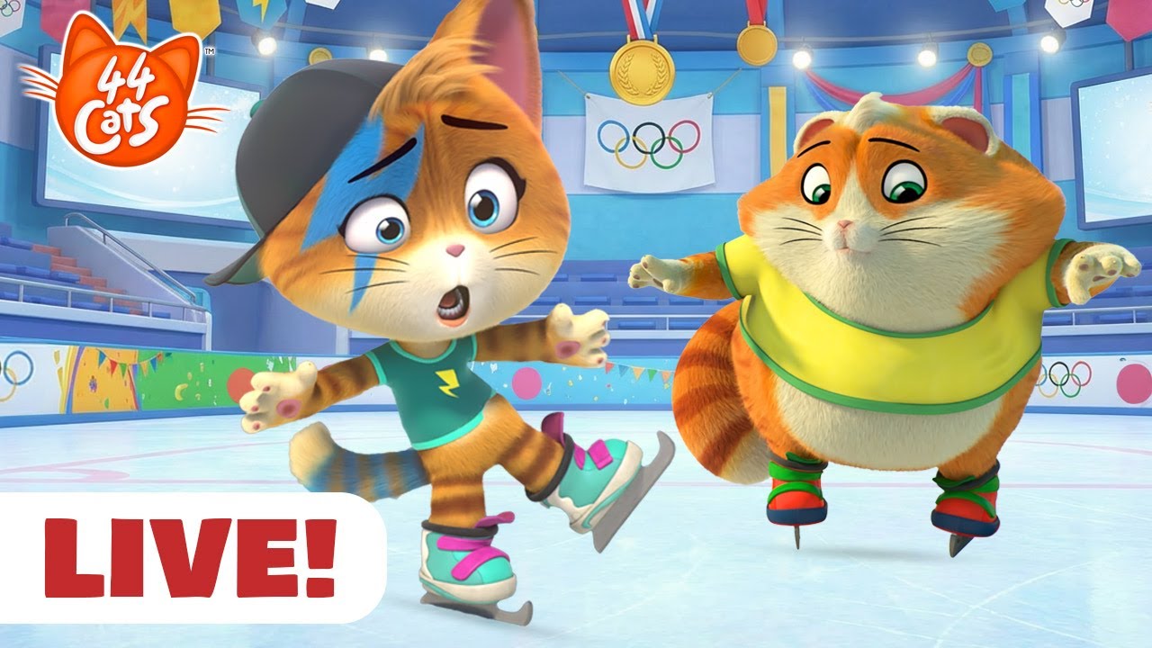 🔴 LIVE: 44 Cats Olympic Games Special! 🏆🐱 The Buffycats' Sports Challenge