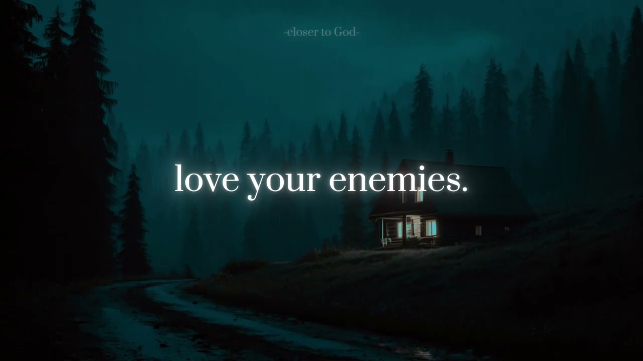 love your enemies.