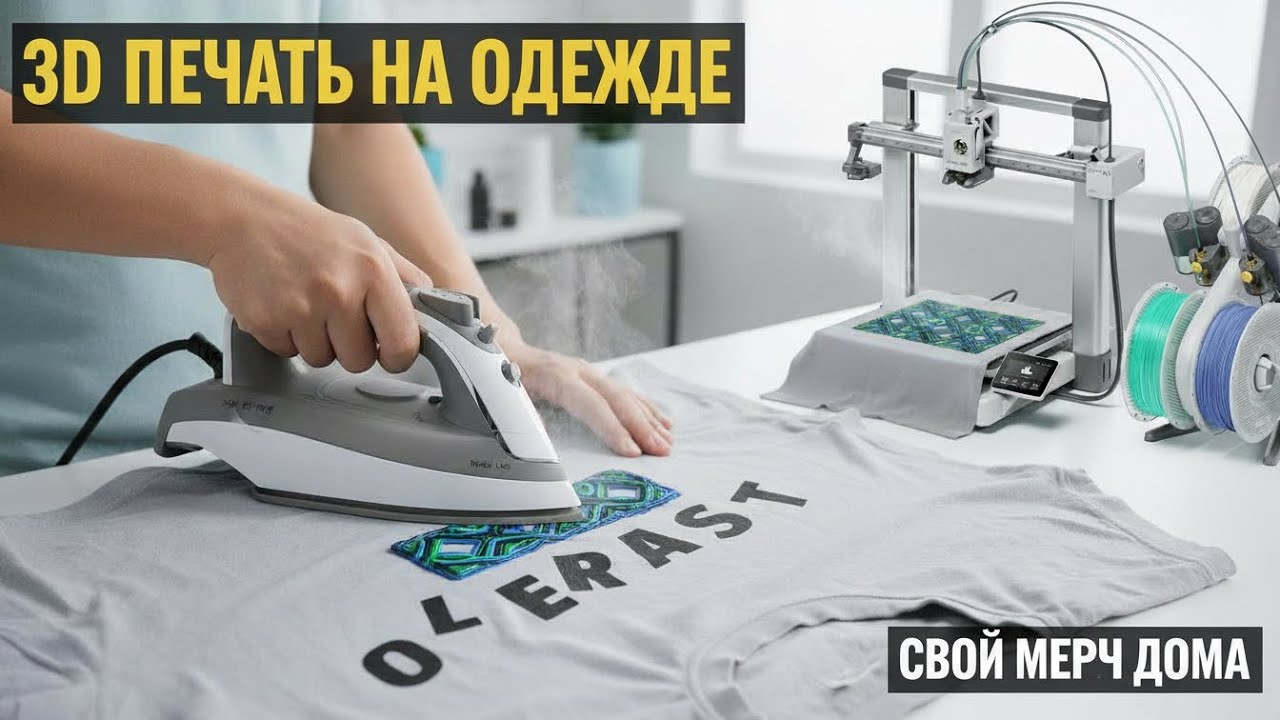 3D-ПЕЧАТЬ НА ОДЕЖДЕ? | Как сделать НЕУБИВАЕМЫЙ мерч своими руками?