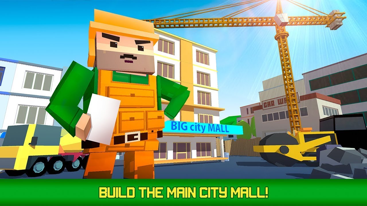 Shopping Mall Building Supermarket Construction Gameplay Video Android