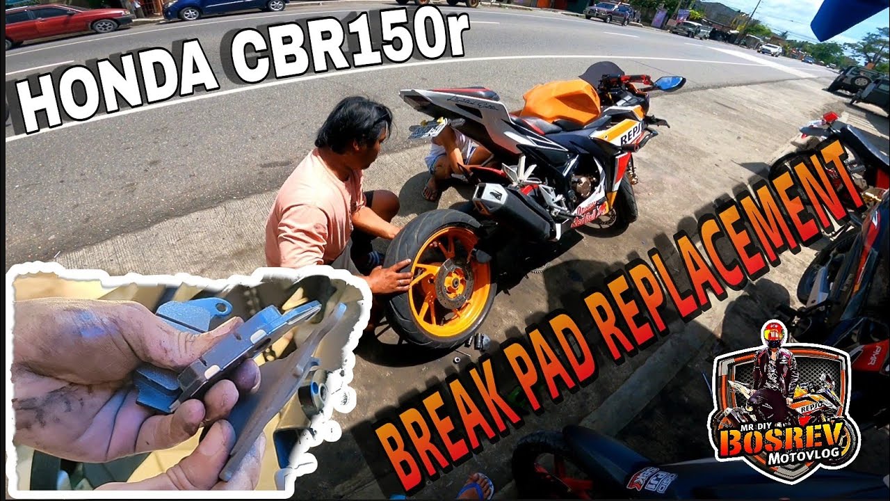 BREAK PAD REPLACEMENT FOR HONDA CBR 150r