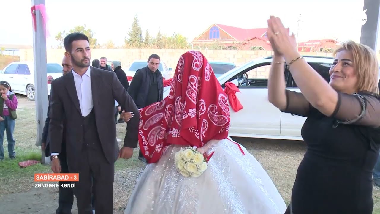 Sabirabadın gözəl gəlin gətirdi adətləri - Banu