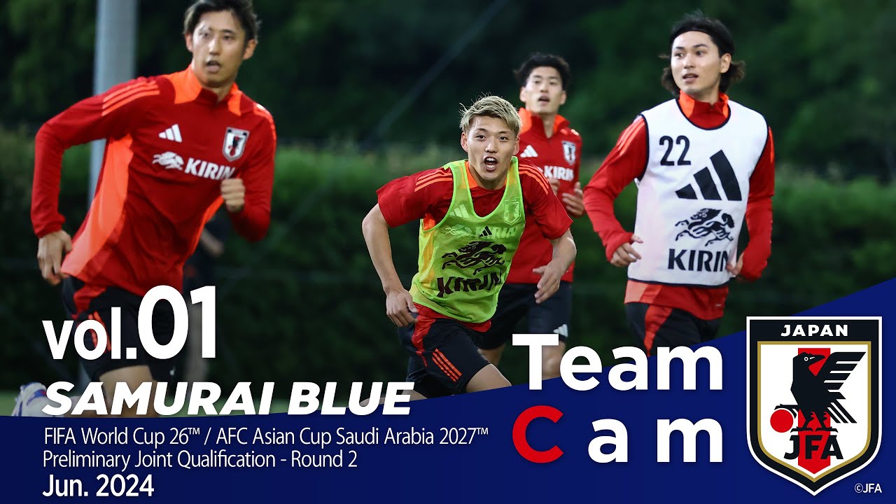Team Cam vol.01｜ミャンマー代表とのアウェイ戦に向け、選手が集結｜＠Chiba – Jun.2024｜SAMURAI BLUE