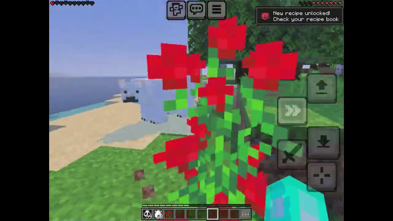Player vs polar bear and panda :Minecraft battle
