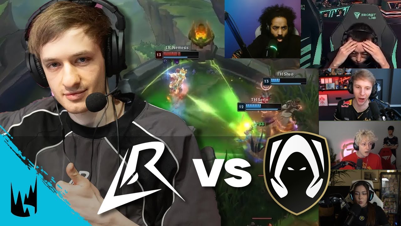 Streamers react to the First Los Ratones WIN in the LEC | LR vs TH