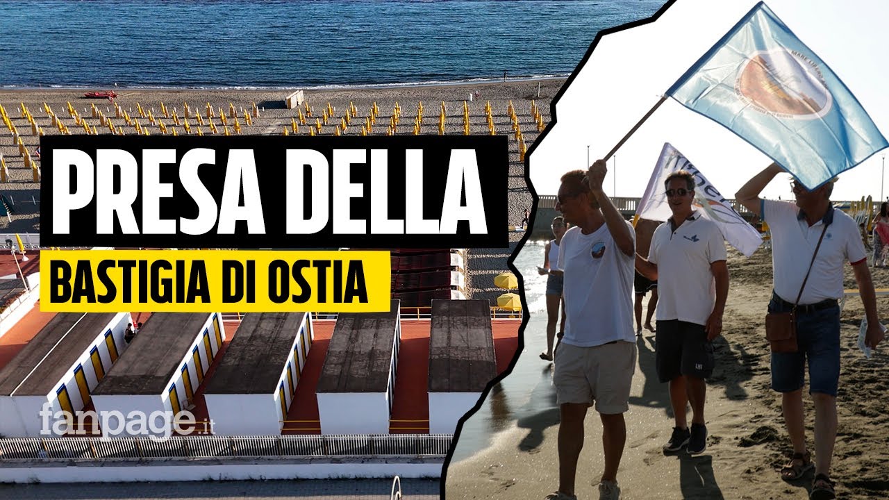 Presa della battigia di Ostia: 