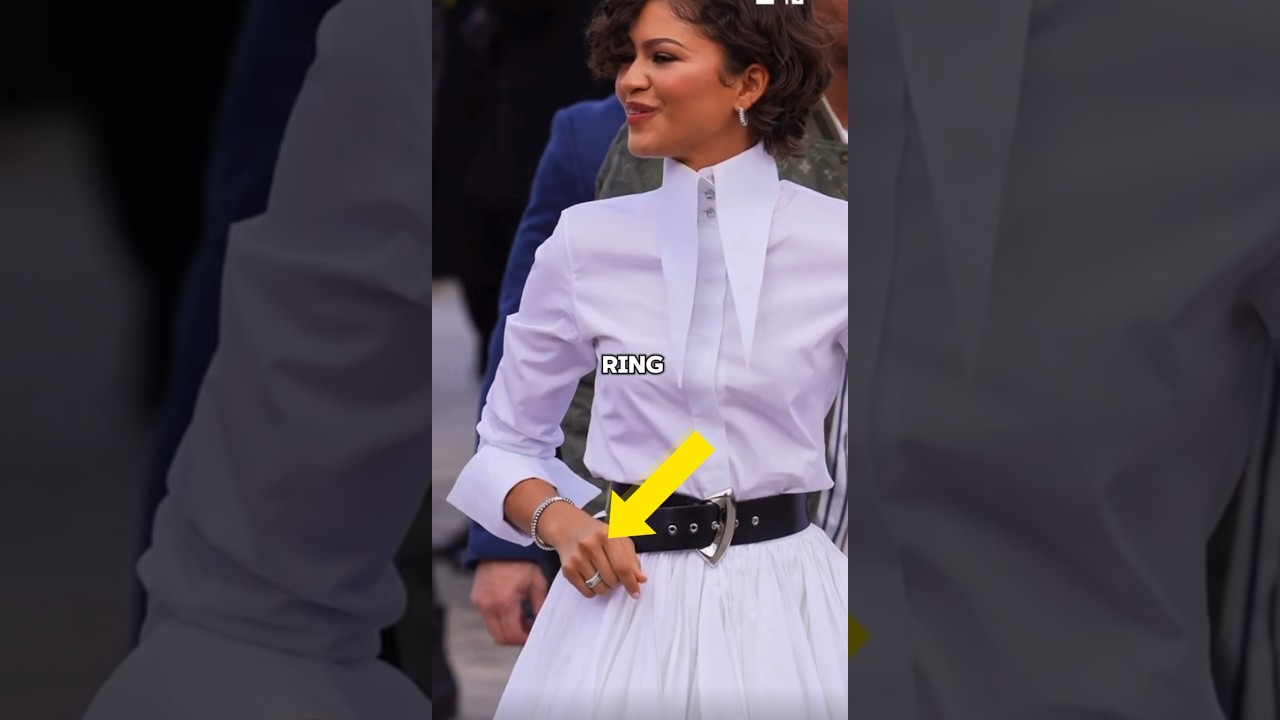 Zendaya Tried to Hide Her Wedding Ring at the Louis Vuitton Show 😳