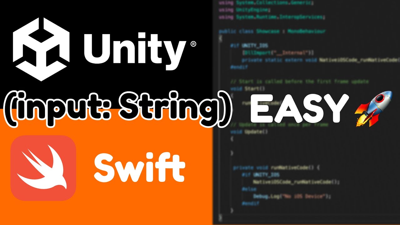 Call native iOS Code with arguments from Unity with Swift Packages! Working! 🛠